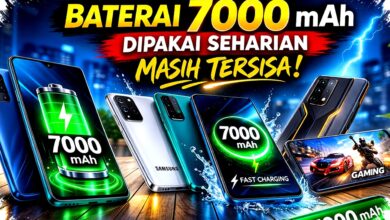 Daftar HP Baterai Super Awet 7000 mAh, Tahan Seharian Tanpa Khawatir Mati Mendadak