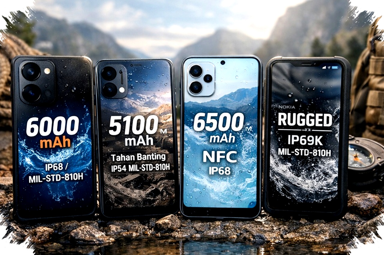Daftar HP Paling Awet Maret 2026 Baterai Jumbo Tahan Banting Update Panjang Cocok Untuk Mobilitas Tinggi dan Pengguna Ekstrem Daftar HP Paling Awet Maret 2026 Baterai Jumbo Tahan Banting Update Panjang Cocok Untuk Mobilitas Tinggi dan Pengguna Ekstrem