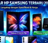 Daftar HP Samsung Terbaru 2026, Harga Resmi Mulai Rp4 Jutaan Hingga Rp27 Jutaan