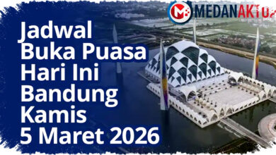Jadwal Buka Puasa Bandung Kamis 5 Maret 2026 Pukul 18:15 WIB, Adab Berbuka yang Wajib Diketahui Setiap Muslim