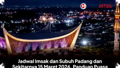Jadwal Imsak dan Subuh Padang 15 Maret 2026, Rahasia Tepat Waktu Sahur di Hari Ke-25 Ramadhan