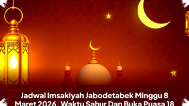 Jadwal Imsakiyah Minggu 8 Maret 2026 Jabodetabek, Waktu Sahur Dan Buka Puasa Tepat Di Tengah Persaingan Zona Waktu Ramadan