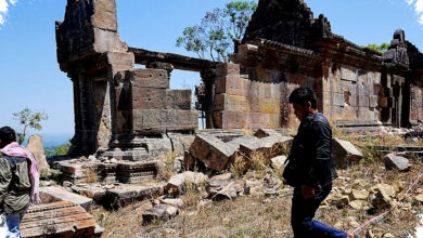 Kuil Seribu Tahun di Perbatasan Cambodia-Thailand Rusak Parah, Ancaman Runtuh Mencekam di Musim Hujan