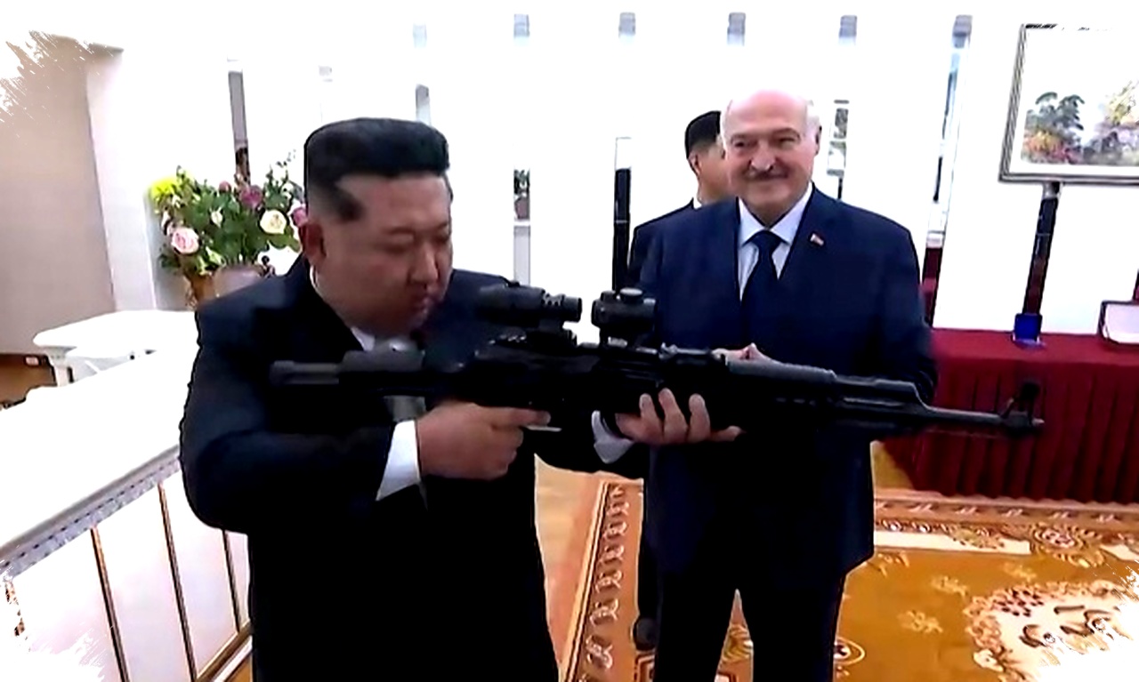 Lukashenko Beri Senapan ke Kim Jong Un, Isyarat Mesra Minsk-Pyongyang Menguat Lukashenko Beri Senapan ke Kim Jong Un, Isyarat Mesra Minsk-Pyongyang Menguat