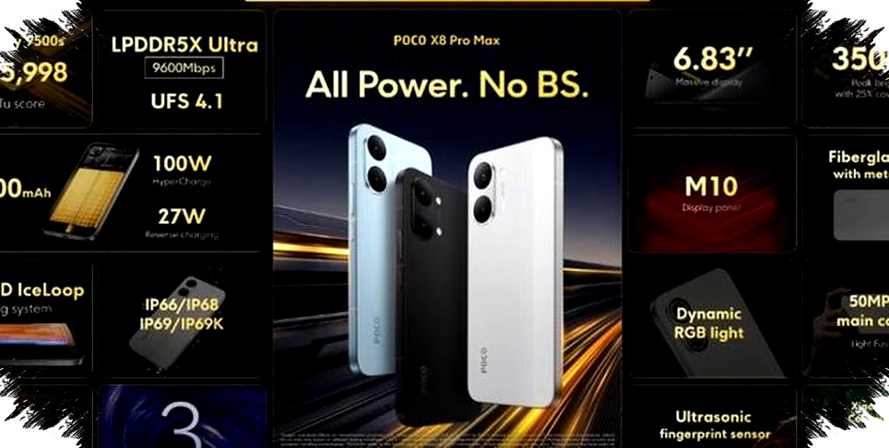 POCO X8 Pro Max Resmi, Baterai 8.500mAh dan Chip Flagship Siap Gas 120fps POCO X8 Pro Max Resmi, Baterai 8.500mAh dan Chip Flagship Siap Gas 120fps