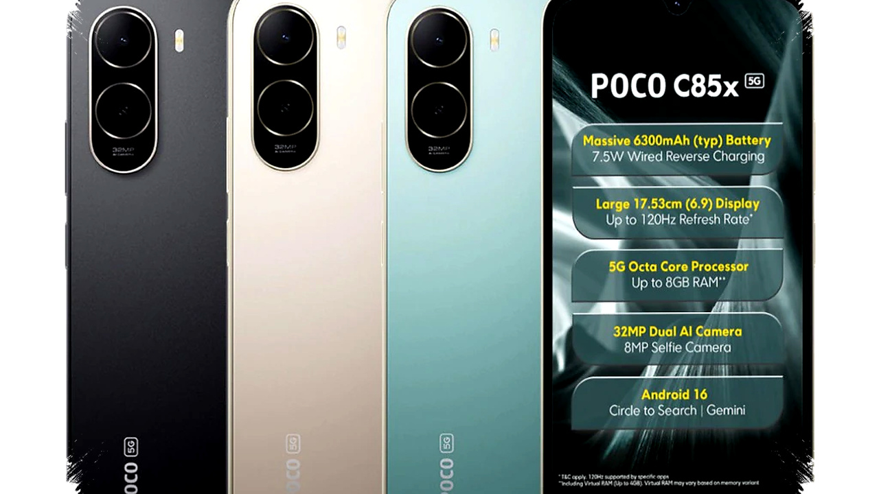 Poco C85x 5G Bawa Baterai Jumbo 6300mAh dan Kamera 32MP, Revolusi Smartphone Terjangkau untuk Pengguna Aktif Poco C85x 5G Bawa Baterai Jumbo 6300mAh dan Kamera 32MP, Revolusi Smartphone Terjangkau untuk Pengguna Aktif
