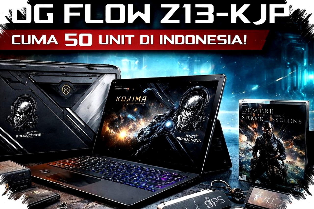 ROG Flow Z13-KJP Dijual Rp60 Jutaan, Hanya 50 Unit Untuk Gamer Hardcore dan Kolektor Eksklusif Indonesia ROG Flow Z13-KJP Dijual Rp60 Jutaan, Hanya 50 Unit Untuk Gamer Hardcore dan Kolektor Eksklusif Indonesia