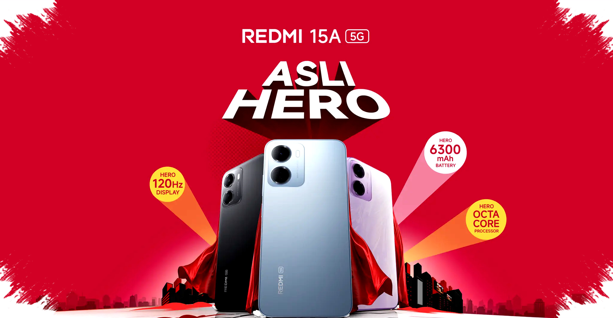 Redmi 15A 5G Meluncur, Baterai 6300mAh Dan Layar 120Hz Jadi Andalan Utama Redmi 15A 5G Meluncur, Baterai 6300mAh Dan Layar 120Hz Jadi Andalan Utama
