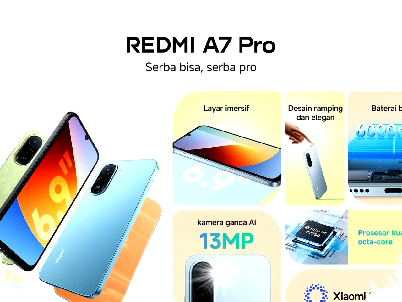 Redmi A7 Pro Resmi Dijual Offline, Smartphone Rp1 Jutaan Baterai Jumbo 6000mAh untuk Ngabuburit Tanpa Henti Redmi A7 Pro Resmi Dijual Offline, Smartphone Rp1 Jutaan Baterai Jumbo 6000mAh untuk Ngabuburit Tanpa Henti