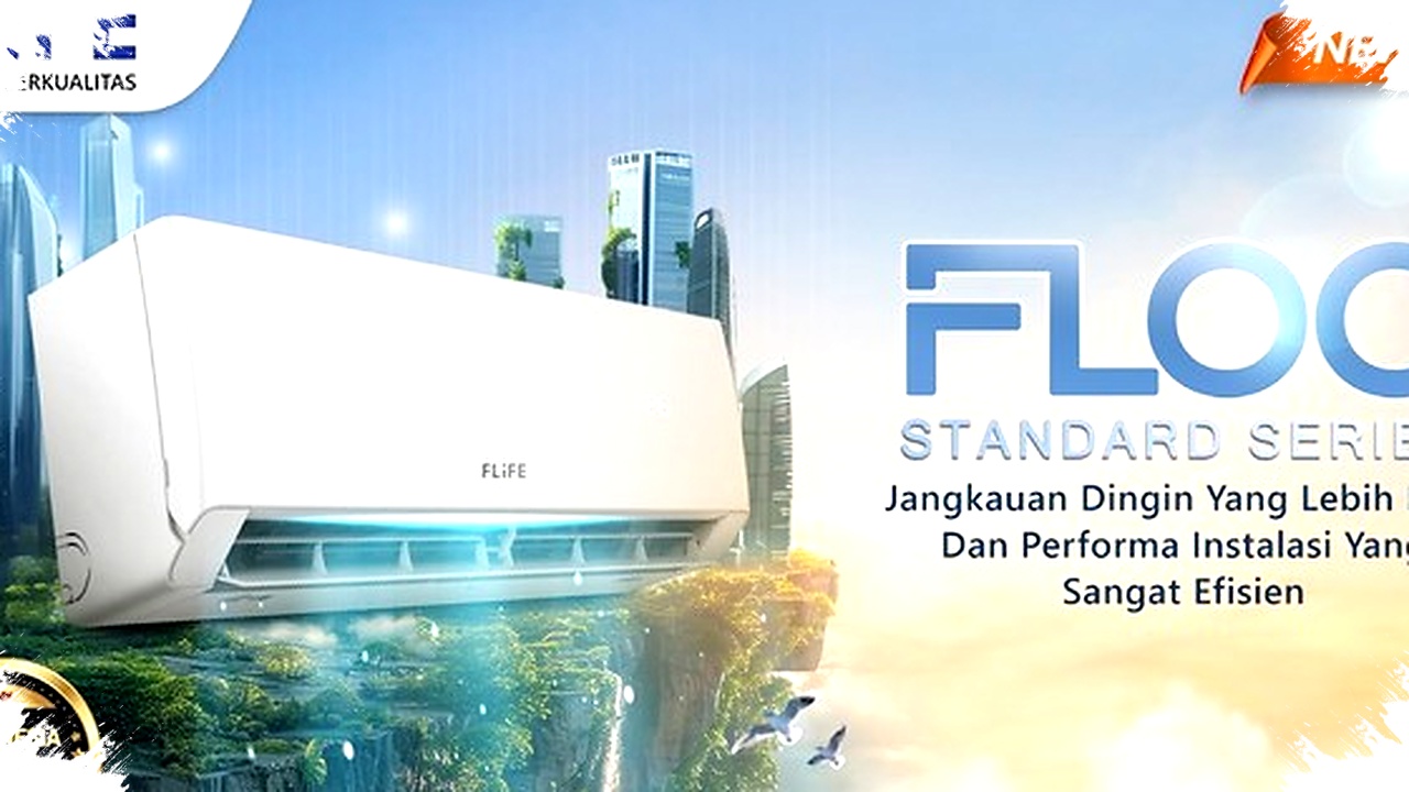 Saat Instalasi Jadi Penentu, FLiFE FLOO Standard Series Menawarkan AC Proyek yang Praktis