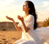 Sentuhan Magis Prompt Gemini AI Ciptakan Foto Ramadan di Gurun Pasir, Estetika Realistis yang Menggetarkan Jiwa