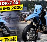 Suzuki DR-Z 4S Hadir di IMS 2026, Motor Trail 398 cc dengan Desain Tajam dan Mesin Dua Busi Siap Tantang Moges!