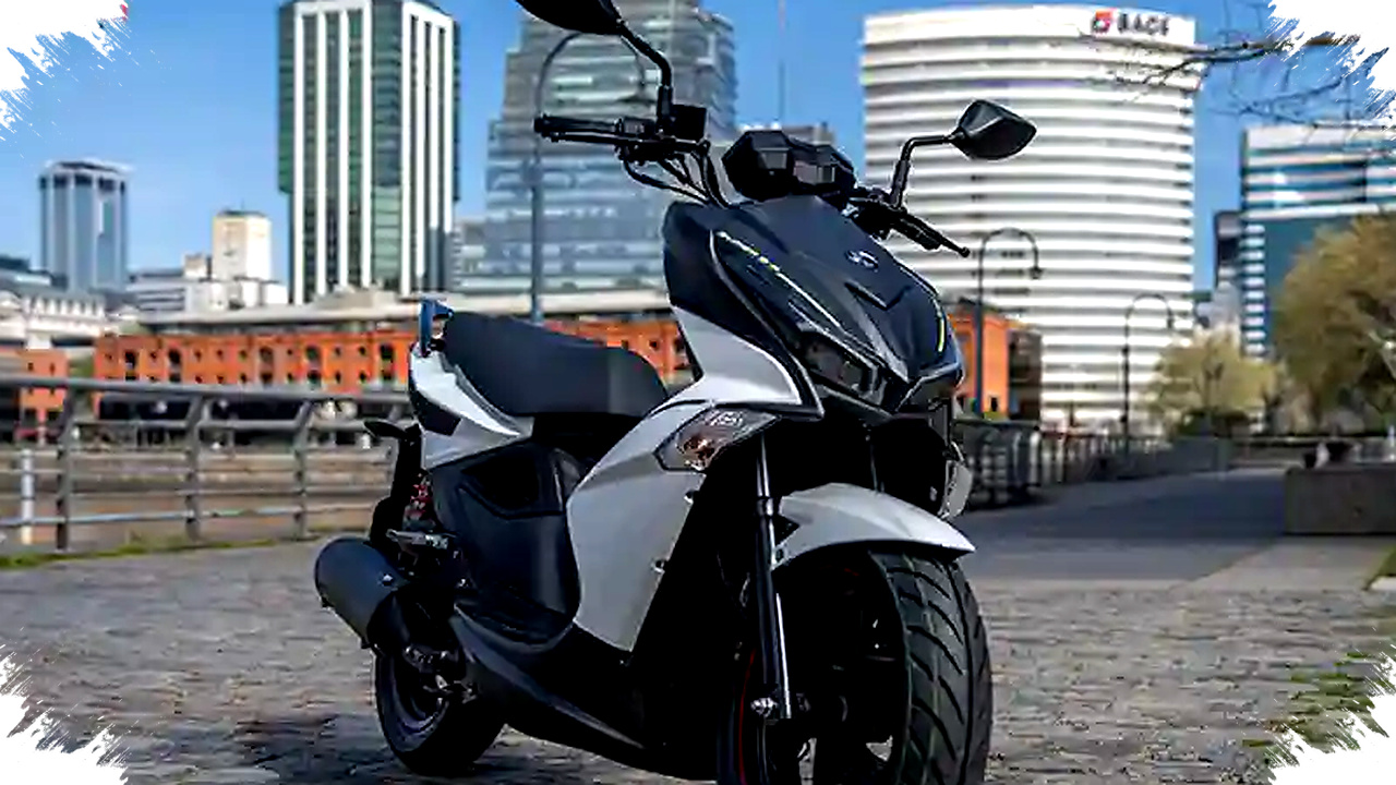 Tampang Garang Skutik Karbu Kymco Super 8 150, Kompetitor Honda Vario Dengan Sentuhan Aerox Lawas