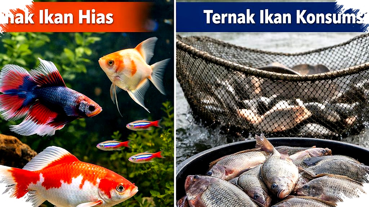 Ternak Ikan Hias Untung Besar Per Ekor, Tapi Pasar Fluktuatif, Ikan Konsumsi Lebih Aman Namun Keuntungan Terbatas! Ternak Ikan Hias Untung Besar Per Ekor, Tapi Pasar Fluktuatif, Ikan Konsumsi Lebih Aman Namun Keuntungan Terbatas!