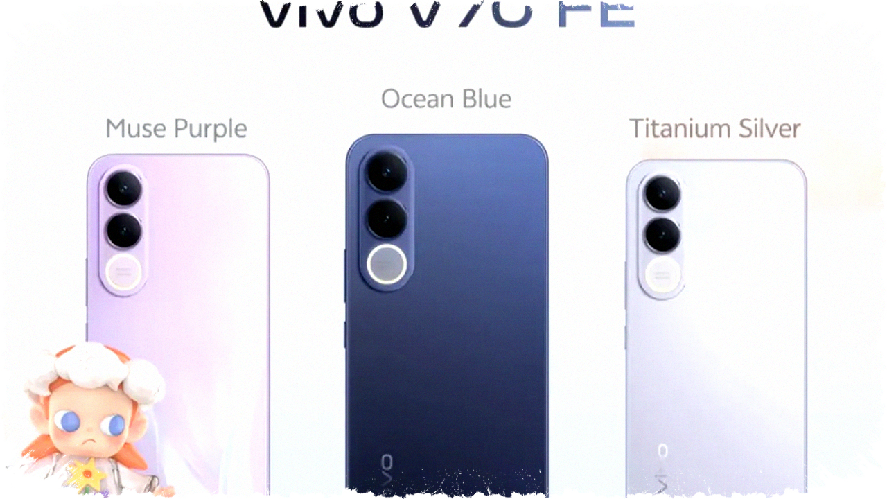 Vivo V70 FE Ungkap Tiga Warna Mewah, Kamera 200MP dan Baterai 7.000mAh Siap Guncang Pasar!