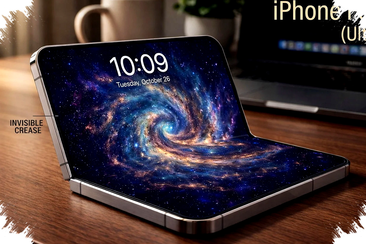 iPhone Fold Bocor, Layar Nyaris Tanpa Lipatan Bisa Akhiri Perang Ponsel Lipat iPhone Fold Bocor, Layar Nyaris Tanpa Lipatan Bisa Akhiri Perang Ponsel Lipat