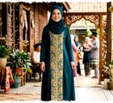 7 Gamis Kombinasi Depan yang Paling Mengangkat Percaya Diri, Panel Vertikal Diprediksi Dominan