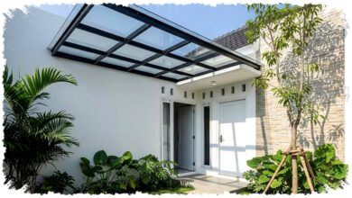 7 Model Kanopi Baja Ringan Tanpa Tiang, Rumah Terasa Lebih Luas Tanpa Kehilangan Kekuatan