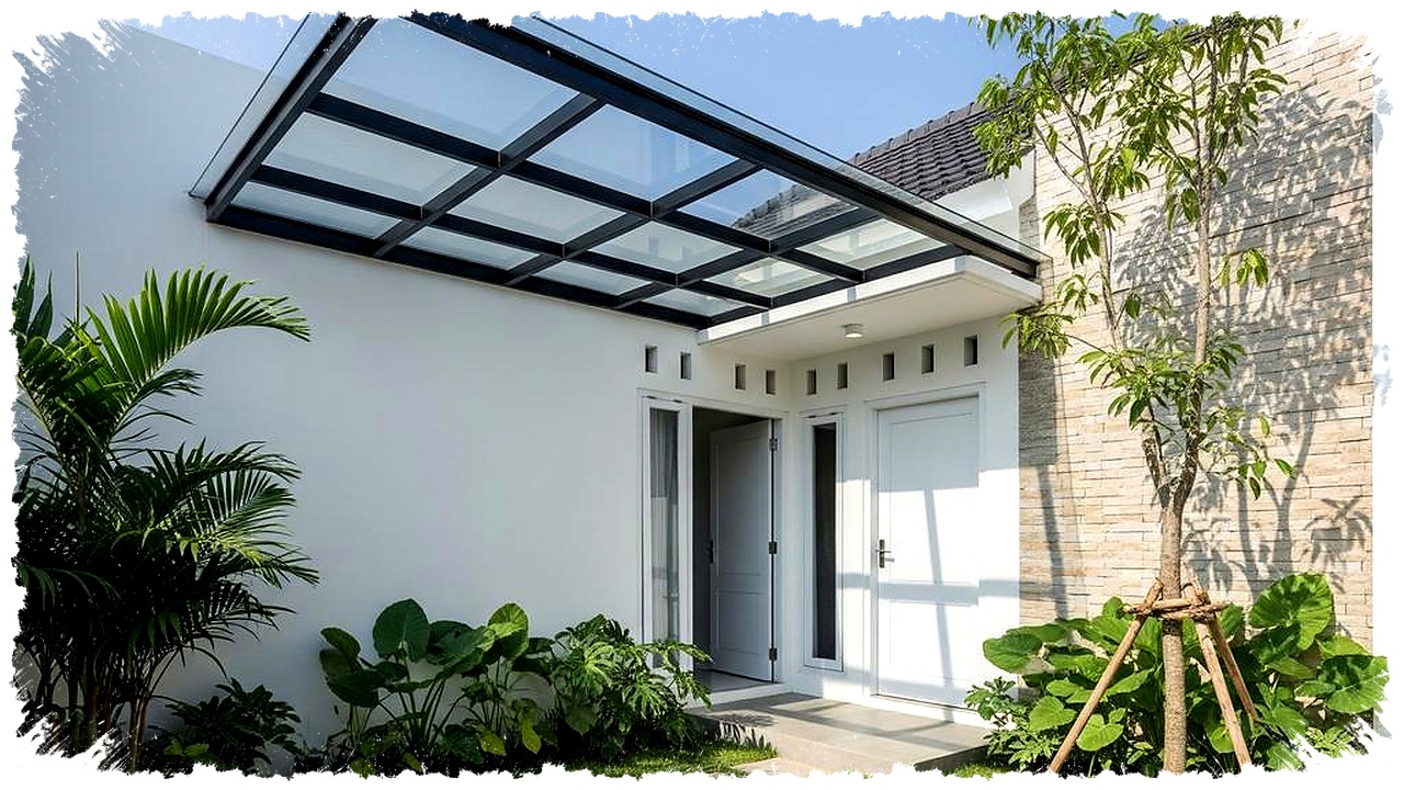 7 Model Kanopi Baja Ringan Tanpa Tiang, Rumah Terasa Lebih Luas Tanpa Kehilangan Kekuatan