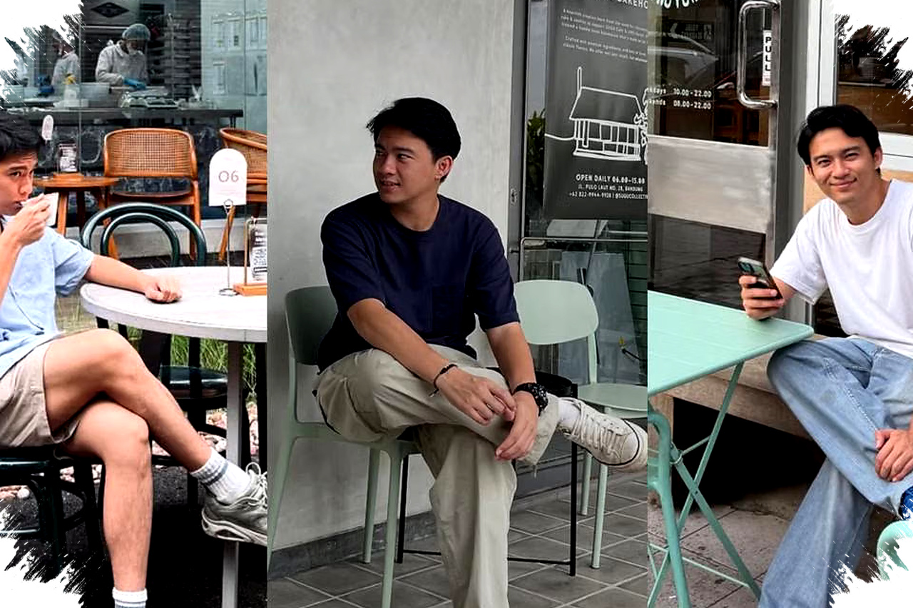 7 Styling Atasan Short Sleeve Ala Gusti Rayhan, Basic Sederhana Jadi Statement