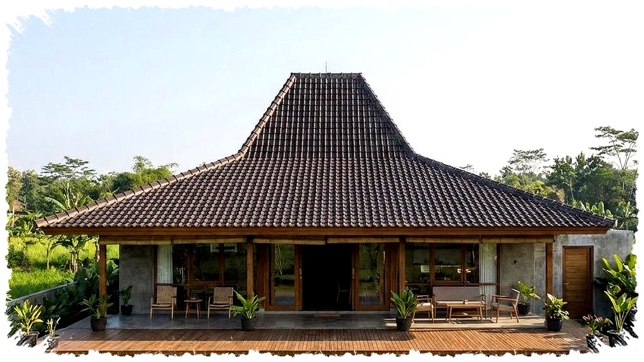 8 Desain Rumah Atap Limasan dan Teras Lebar, Estetik Bukan Lagi Mengorbankan Sejuk