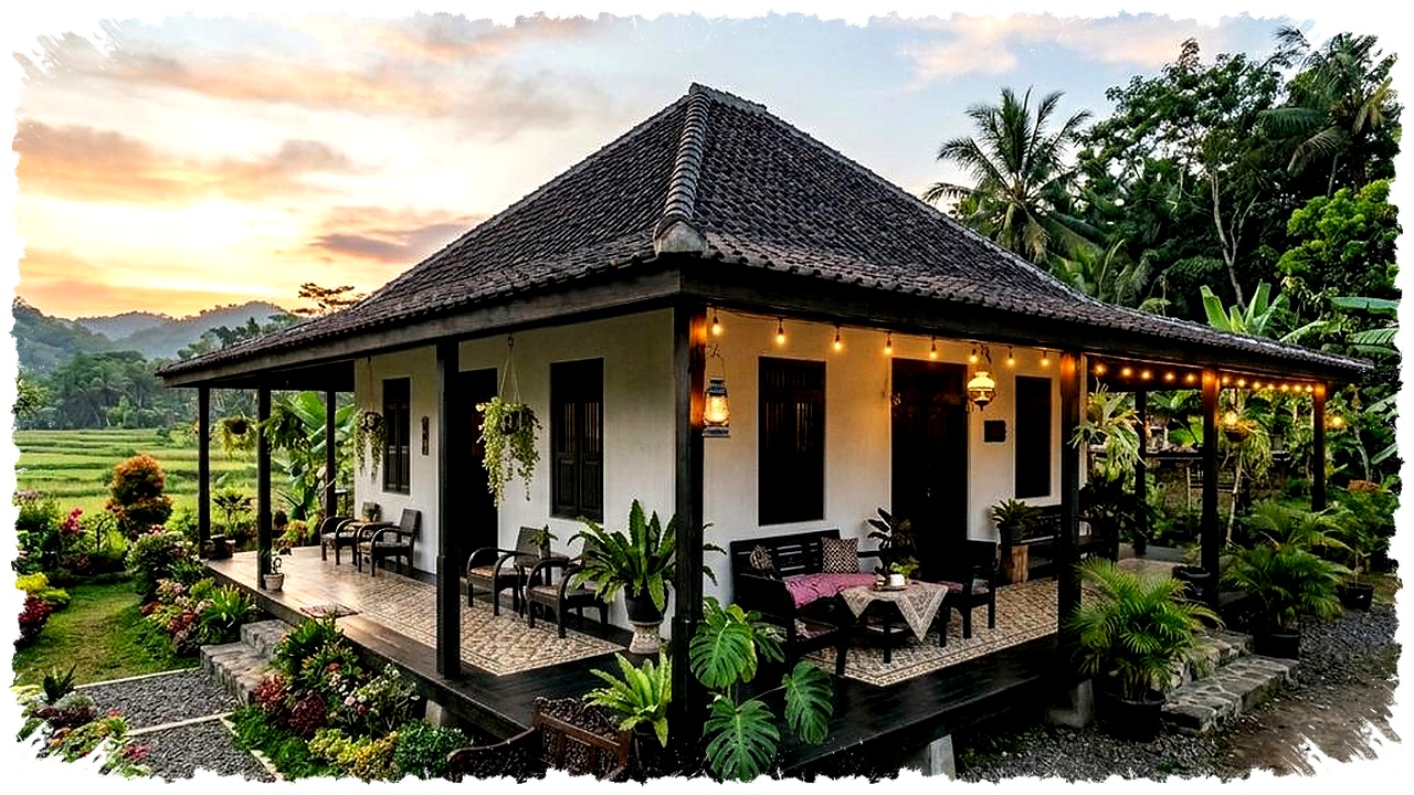 9 Model Rumah Minimalis Desa Ini Terasa Paling Hidup, Tembok dan Kayunya Bikin Betah