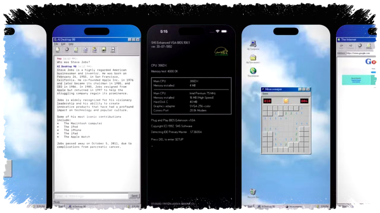 AI Desktop 98 Hidupkan ChatGPT, Claude, dan Gemini, Nostalgia Windows 98 Jadi Mesin AI AI Desktop 98 Hidupkan ChatGPT, Claude, dan Gemini, Nostalgia Windows 98 Jadi Mesin AI