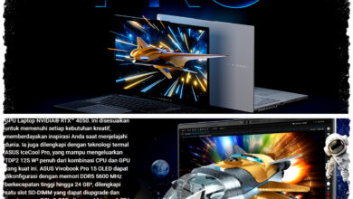 ASUS Vivobook Pro 15 OLED N6506, Senjata Baru Content Creator dengan RTX 4050 dan Layar 3K