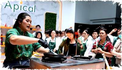 Apical Bawa Produk Baru Lewat Kuliner Interaktif di Medan, Medanlicious Uji Langsung Kualitas Fats Apical Bawa Produk Baru Lewat Kuliner Interaktif di Medan, Medanlicious Uji Langsung Kualitas Fats