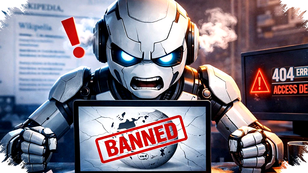 Bot AI Diblokir Wikipedia, Lalu Menulis Blog Protes yang Marah