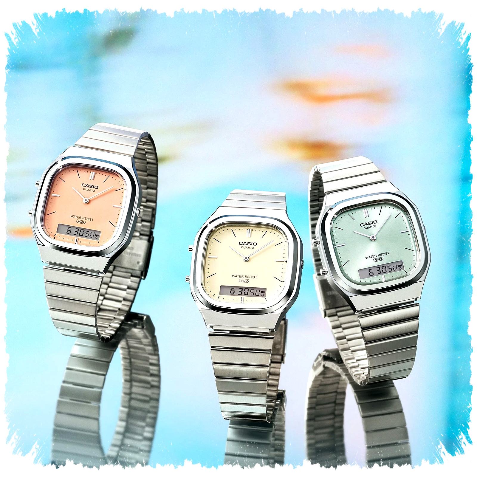 Casio AQ-240E Datang dengan Dial Pastel, Jam Retro Hybrid Ini Terasa Jauh Lebih Sulit Diabaikan