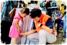 Di Hegarmukti, Hankook Turun Tangan Cegah Stunting, 17.500 Paket Gizi Dibagikan