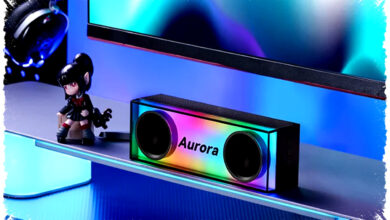 Edifier Aurora Datang Menggoda Meja Kerja, Speaker Tipis Ini Menyala di Bawah Monitor