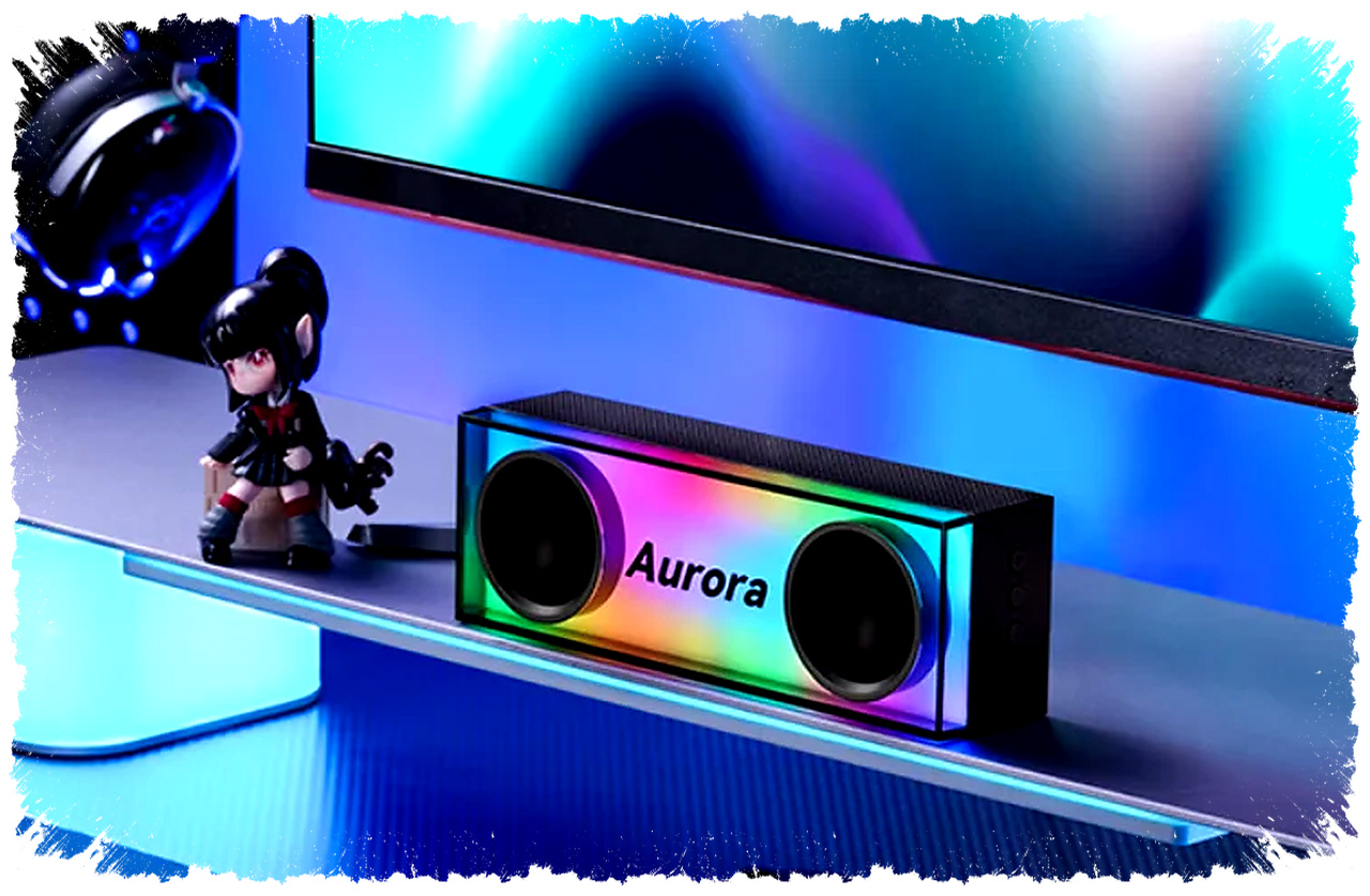 Edifier Aurora Datang Menggoda Meja Kerja, Speaker Tipis Ini Menyala di Bawah Monitor