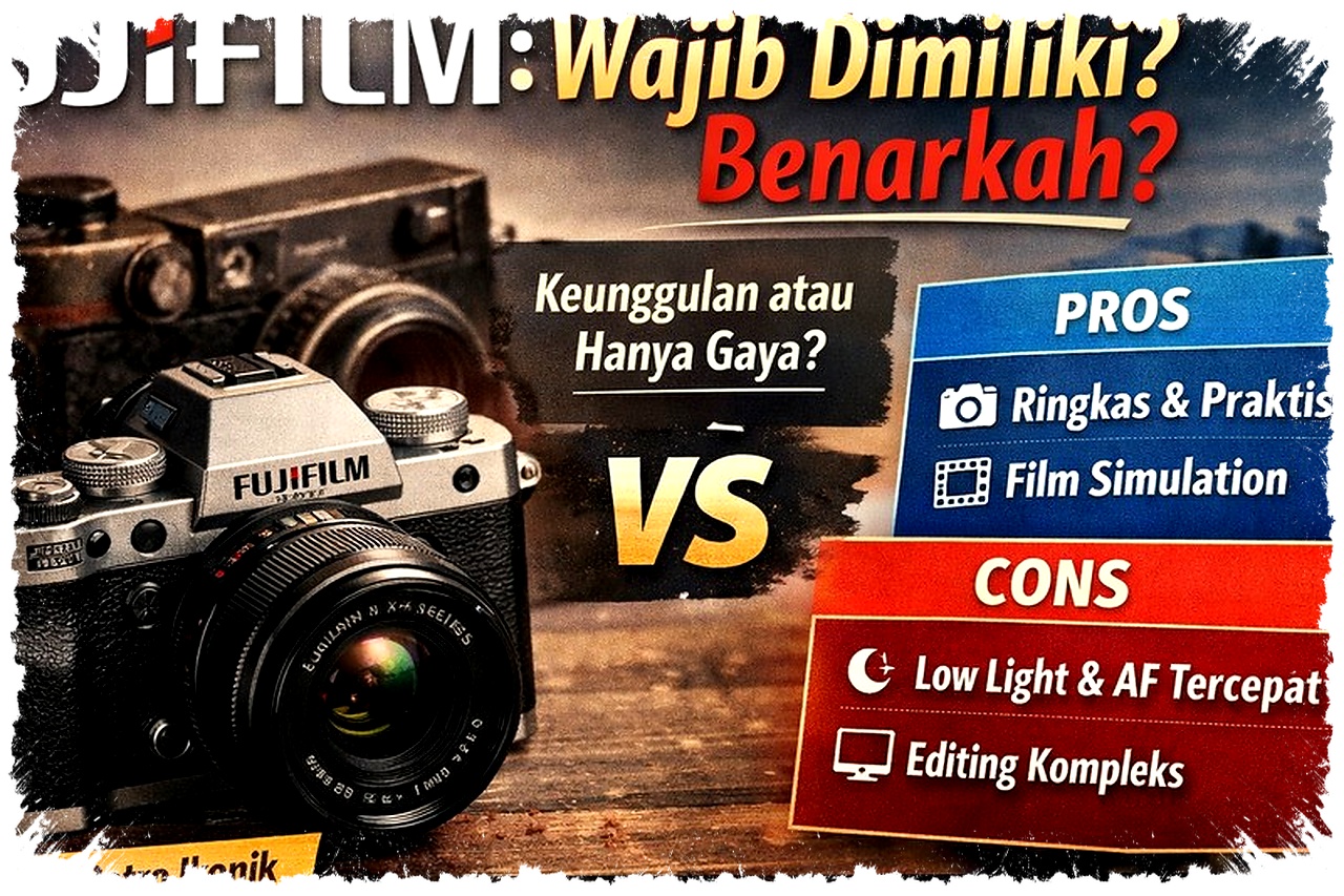 Fujifilm Bukan Sekadar Gaya, Inilah Alasan Ia Cocok Untuk Foto Dan Video