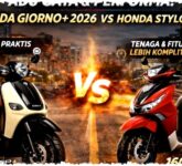 Honda Giorno+ 2026 Datang Bukan Sekadar Gaya, Bagasi 30 Liter Siap Tusuk Stylo 160