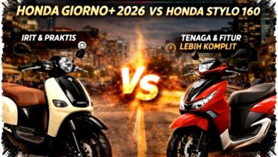 Honda Giorno+ 2026 Datang Bukan Sekadar Gaya, Bagasi 30 Liter Siap Tusuk Stylo 160
