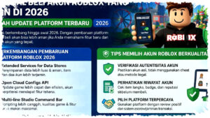 Jual Beli Akun Roblox di 2026, Aman Hanya Jika Tahu Tiga Hal Ini