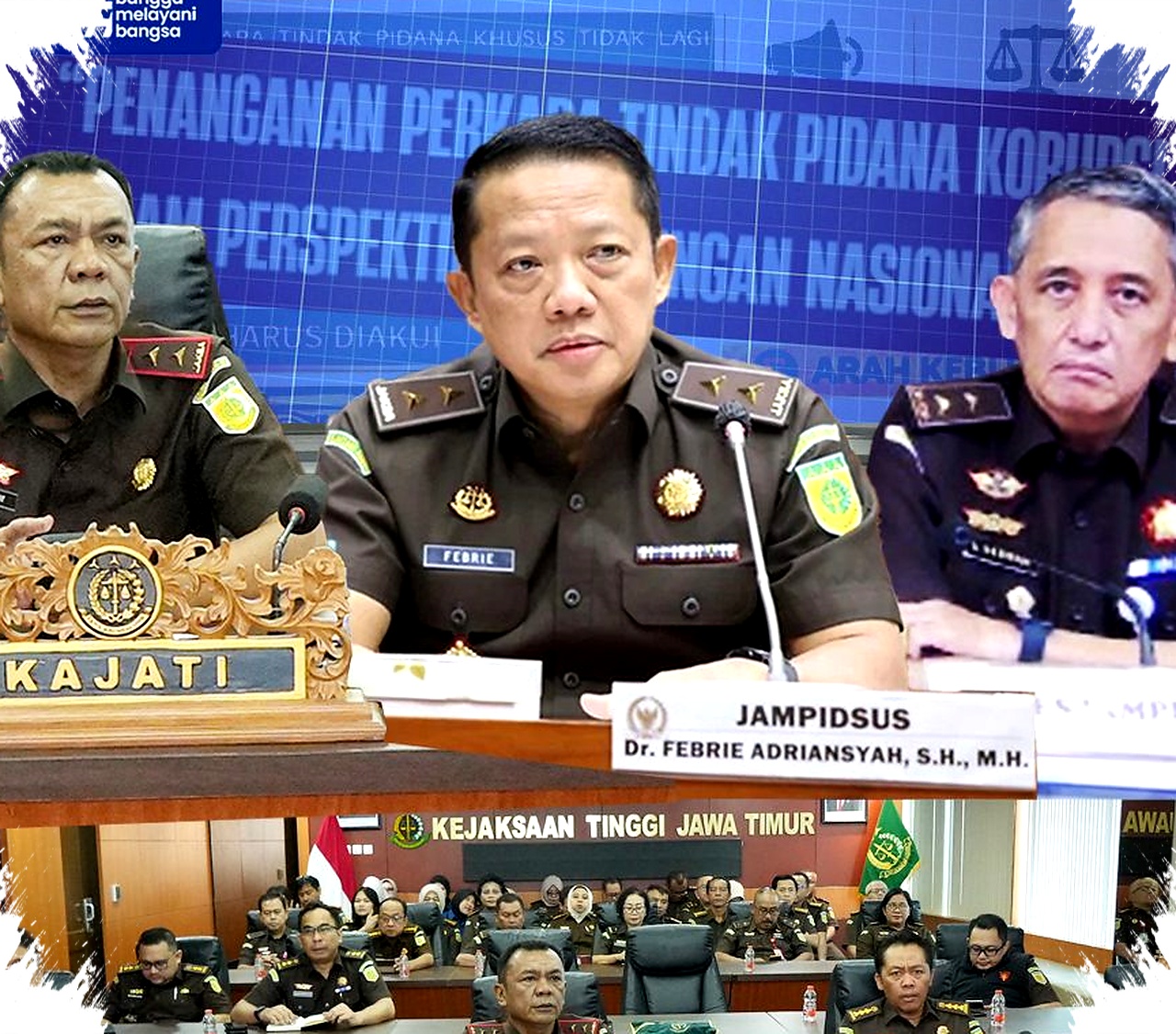 Kejati Jatim Ikuti Arahan Jampidsus, Konsolidasi Nasional Perkuat Perkara Strategis