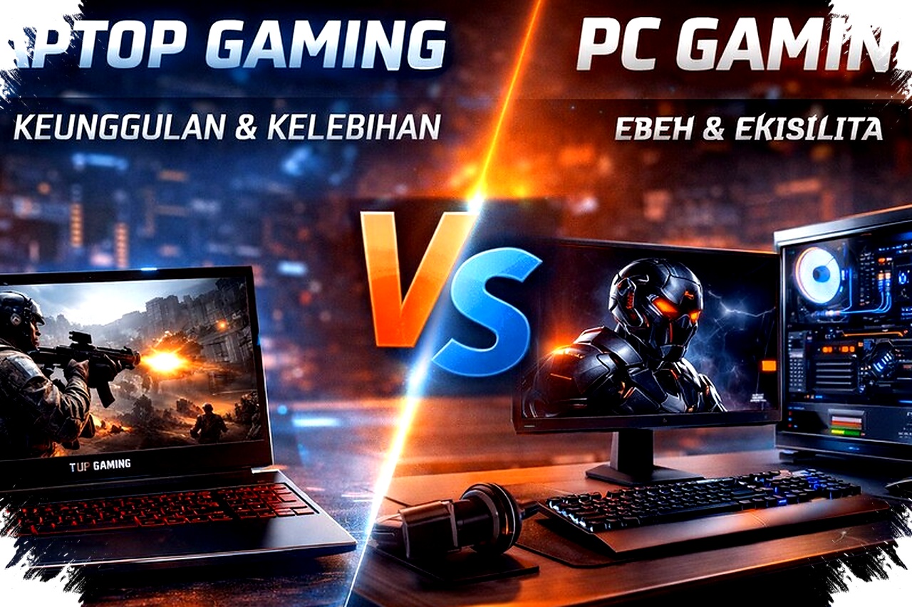 Laptop Gaming Menang di Mobilitas, PC Gaming Tak Tertandingi di Performa
