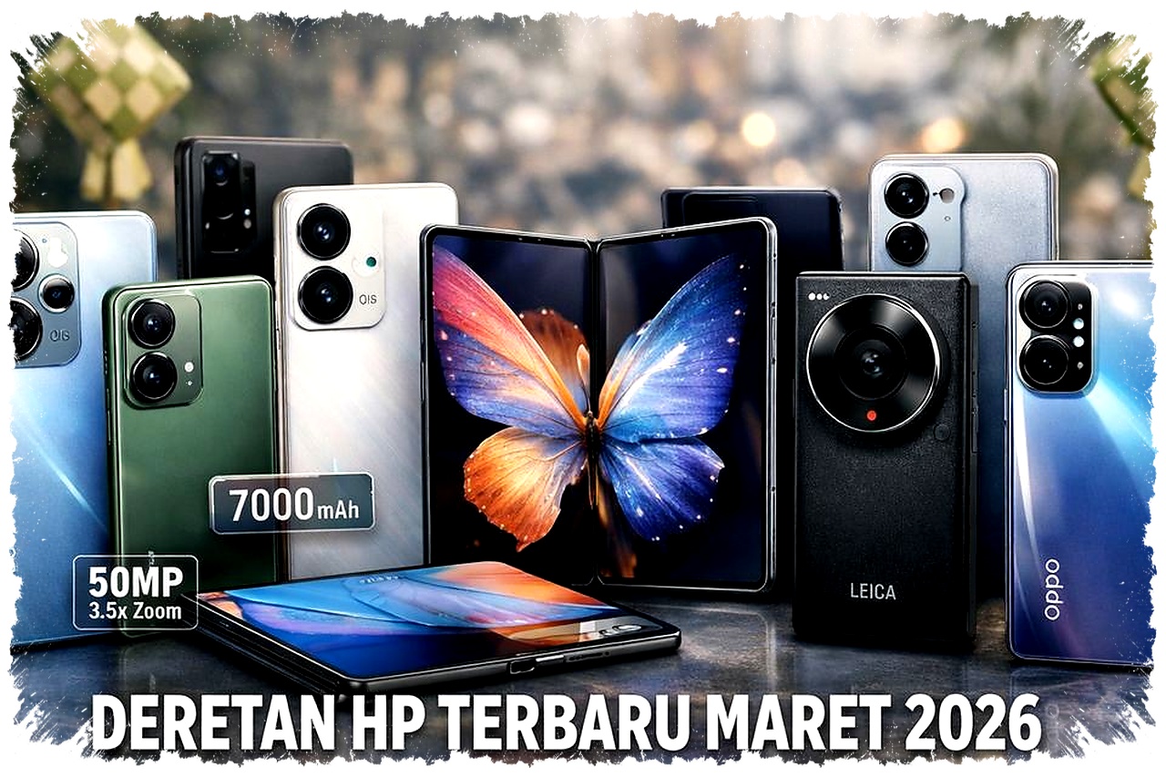 Mau Upgrade Antara 1 Jutaan Hingga 30 Jutaan, 10 HP Baru Maret 2026 Ini Paling Menarik!