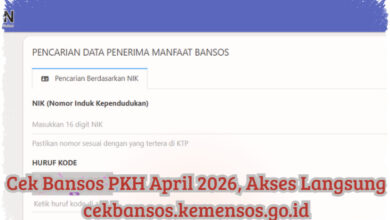 PKH April 2026 Mulai Cair Bertahap, Cek Status Anda di cekbansos.kemensos.go.id