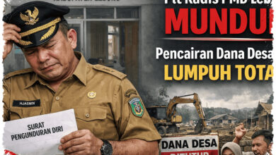 Plt Kadis PMD Mundur, Dana Desa 2026 Lebong Tersendat Total