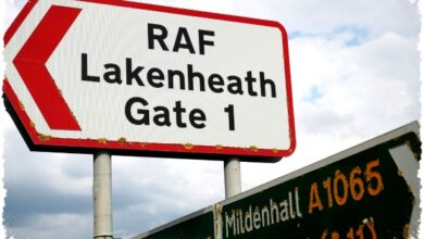 Polisi Inggris Tangkap 7 Demonstran Dekat Pangkalan AS, Bayang-Bayang Perang Timur Tengah Meninggi Polisi Inggris Tangkap 7 Demonstran Dekat Pangkalan AS, Bayang-Bayang Perang Timur Tengah Meninggi