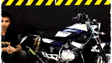RX-King Style Bandung Rp70 Juta, Shock Depan Ninja RR dan Restorasi Total Bikin Lihat Ulang