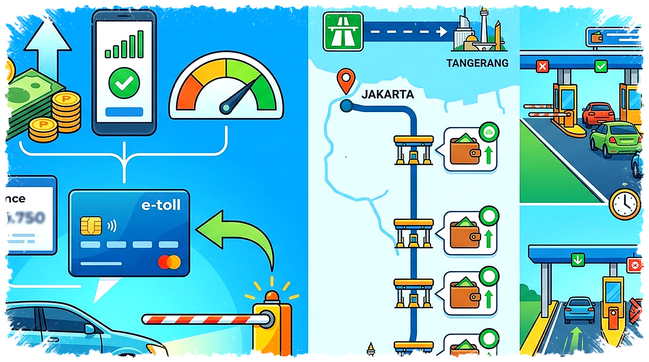 Saldo E-Toll Jakarta Tangerang Jangan Pas-Pasan, ke Bandara Saja Bisa Tembus Rp 38.500