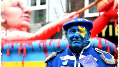 Seniman Karnaval Jerman Divonis Moskow, Satire Putin Berujung Hukuman Penjara Seniman Karnaval Jerman Divonis Moskow, Satire Putin Berujung Hukuman Penjara