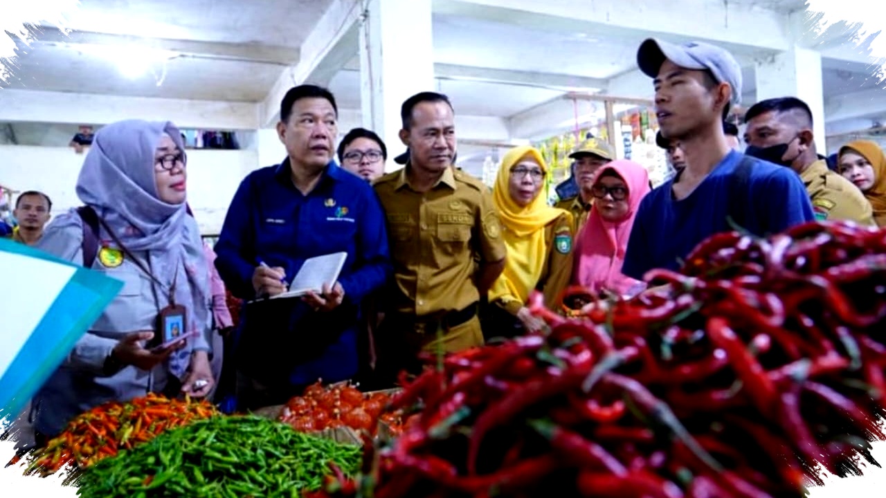 Sidak Pasar Jelang Idul Fitri di Prabumulih, Pemkot Pastikan Pangan Aman dan Harga Stabil