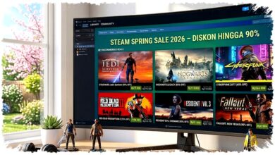 Steam Spring Sale 2026 Diskon Sampai 90 Persen, Ini Game Paling Layak Dibawa Pulang