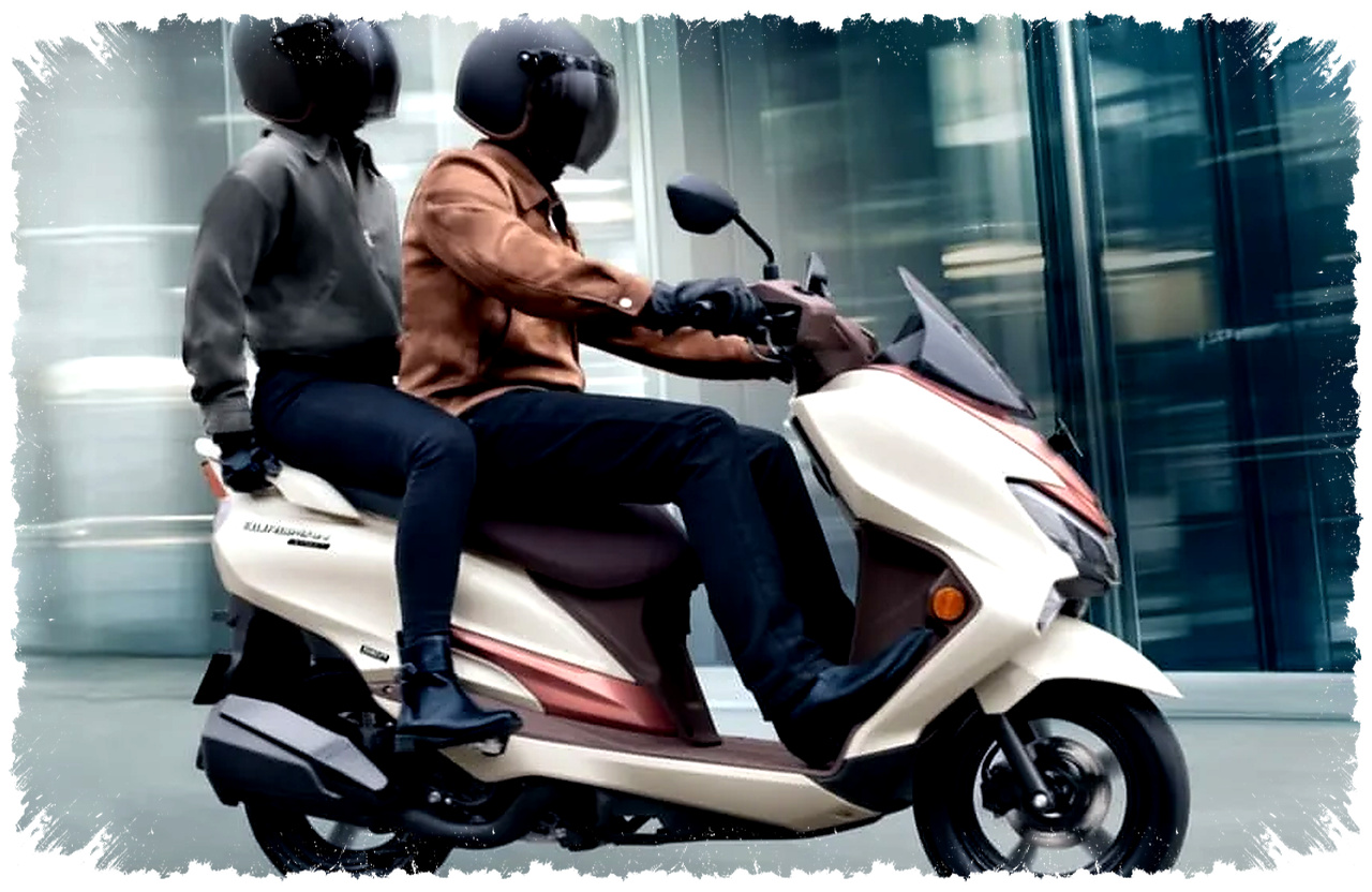 Suzuki Burgman 125 Baru Muncul, Wajah Lebih Tajam Dan Fitur Naik Kelas